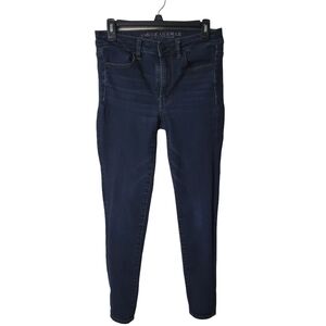 American Eagle Outfitters Women's Dark Blue Jeans Size 6
